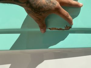 Fiberglass damage repair by GS Composites Marine Repairs