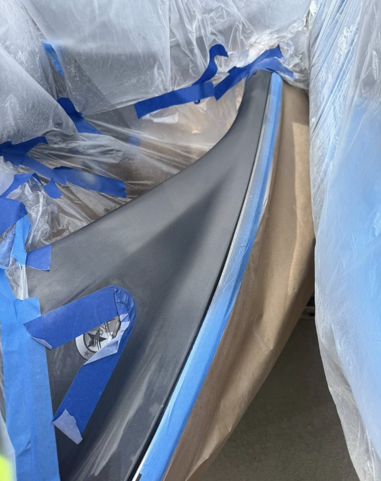 Refinished surface by GS Composites Marine Repairs