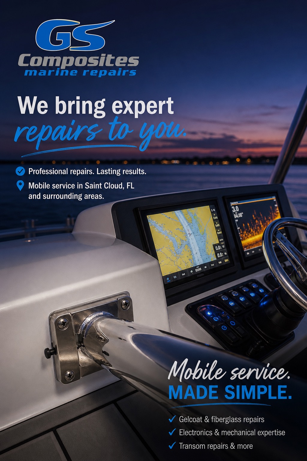 Marine repair & restoration by GS Composites Marine Repairs